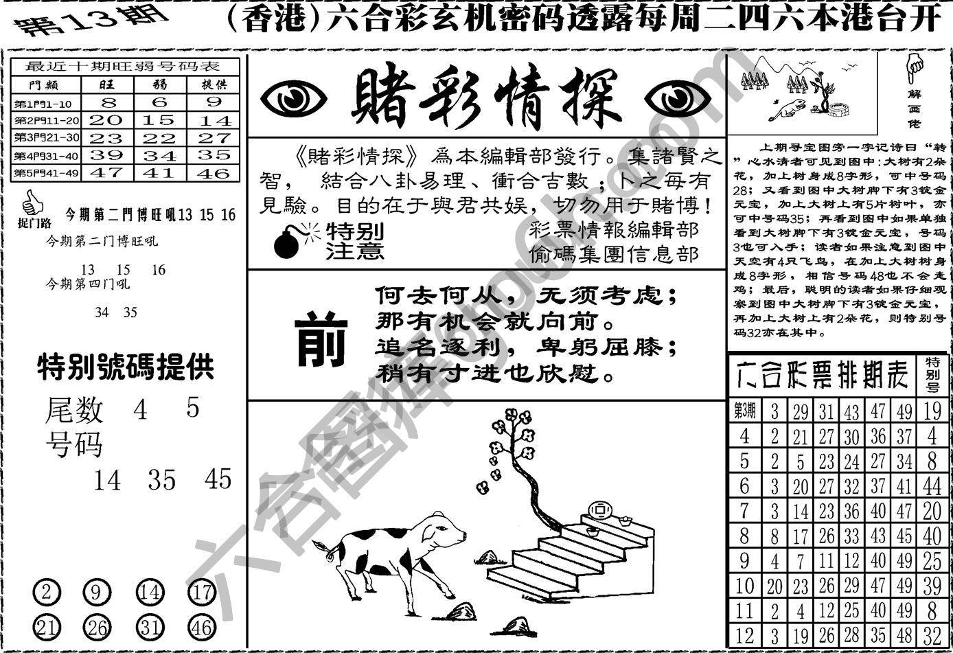 赌彩情探