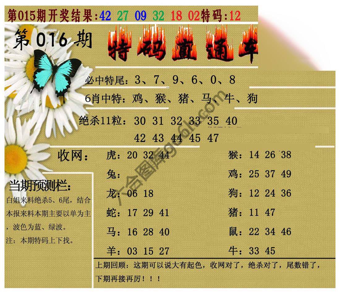 特码直通车