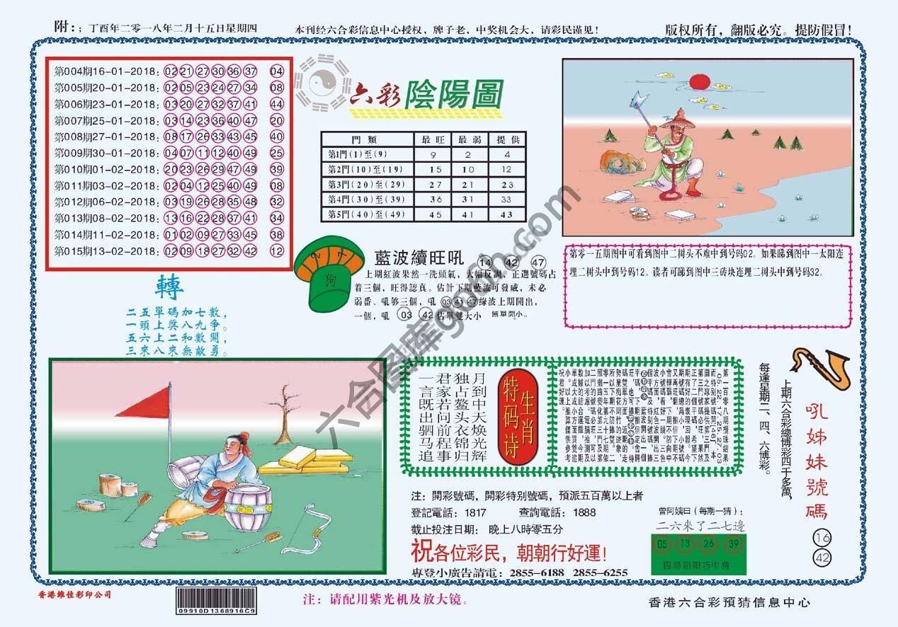 六彩阴阳图