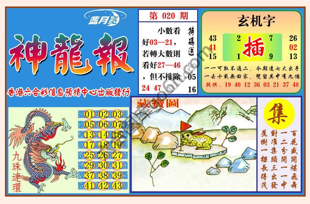 蓝月亮神龙报