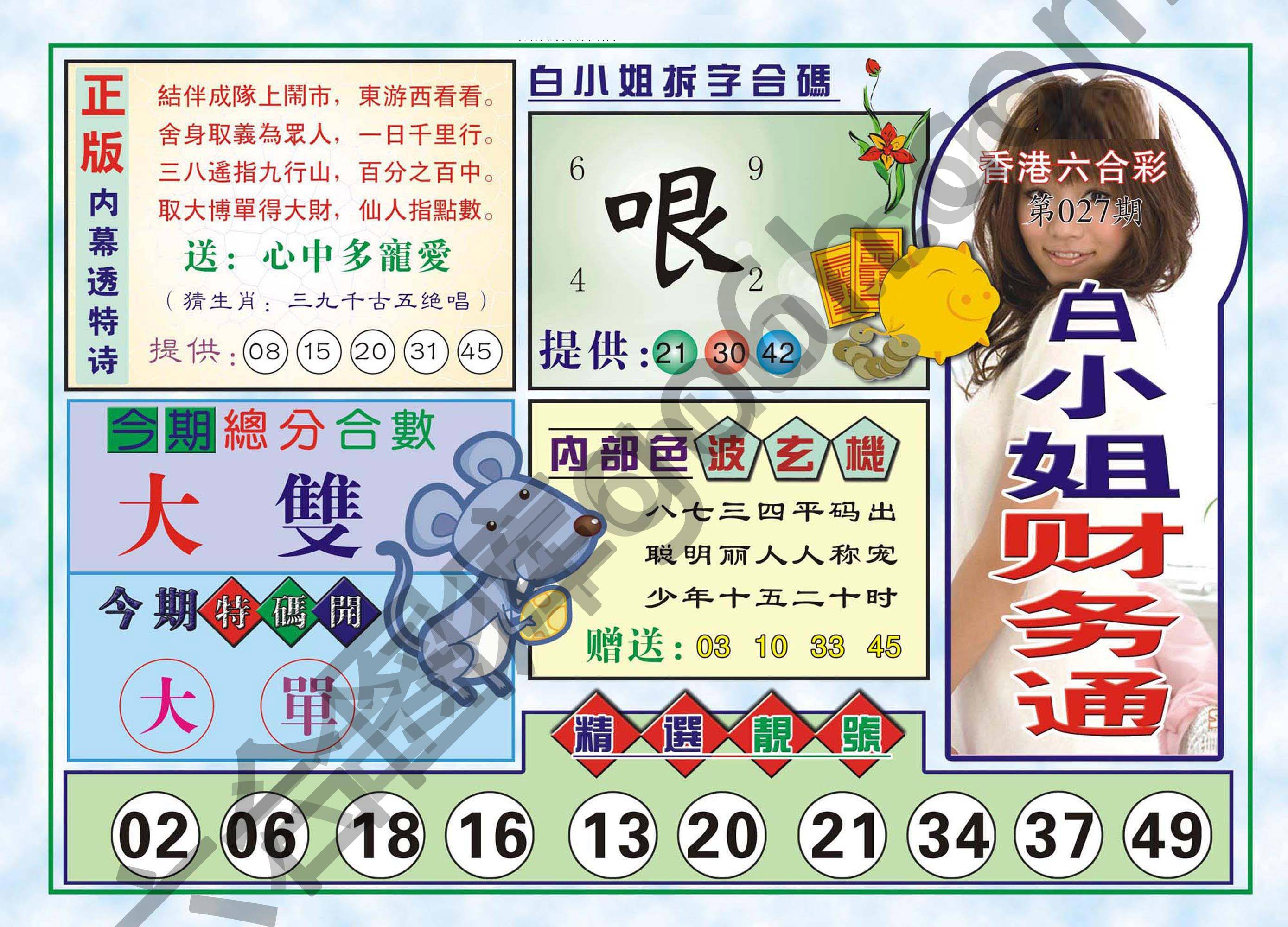 白小姐财务通