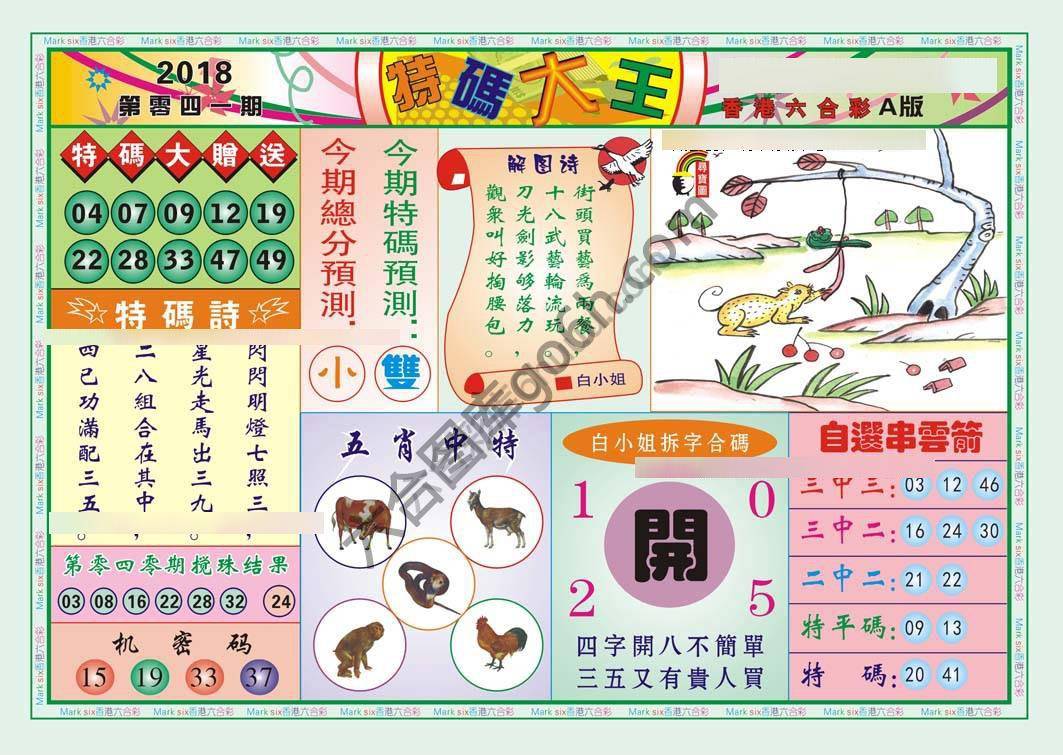 特码大王