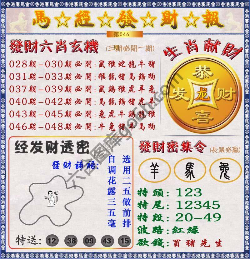 马经发财报