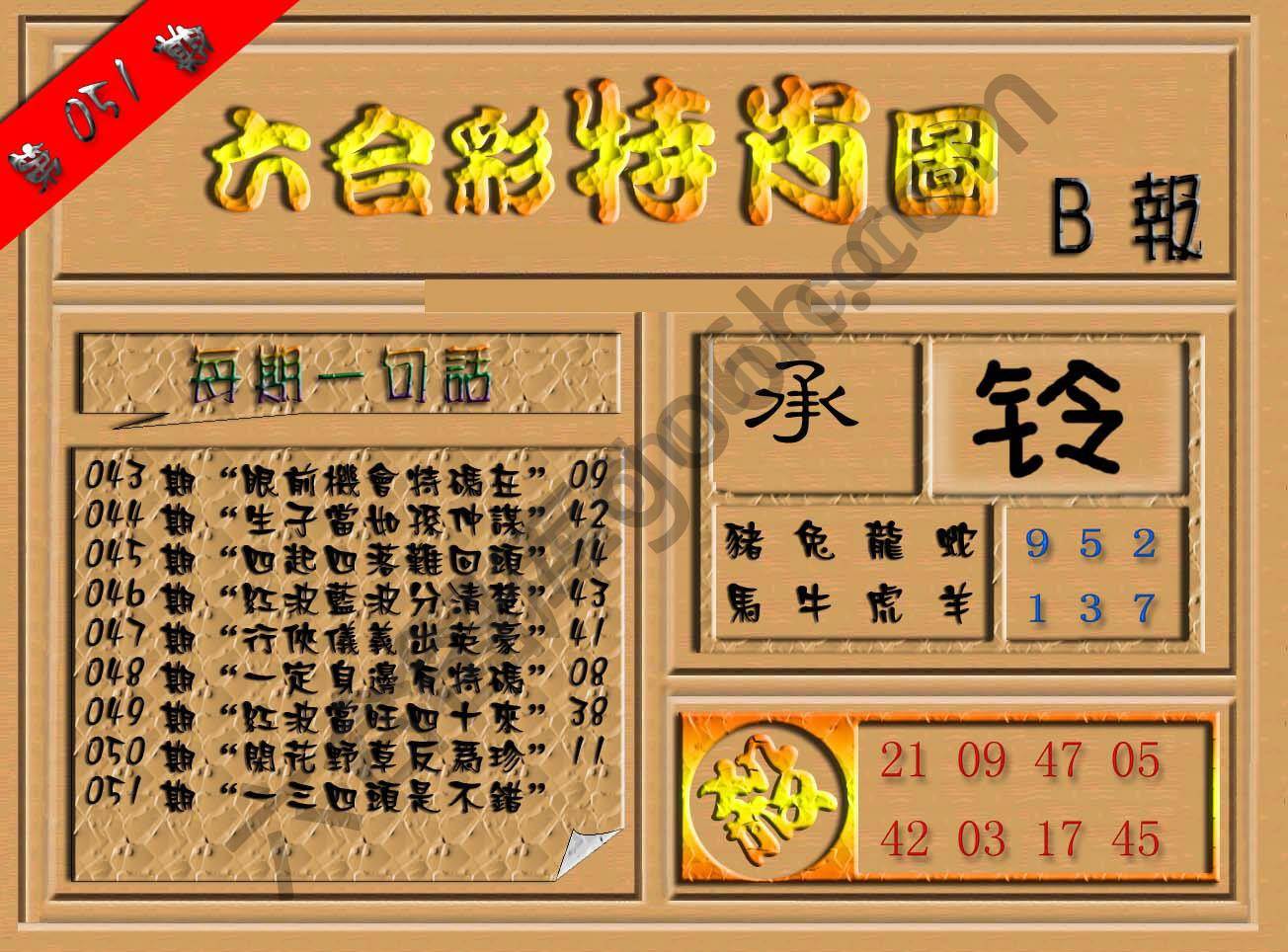 六合彩特肖图