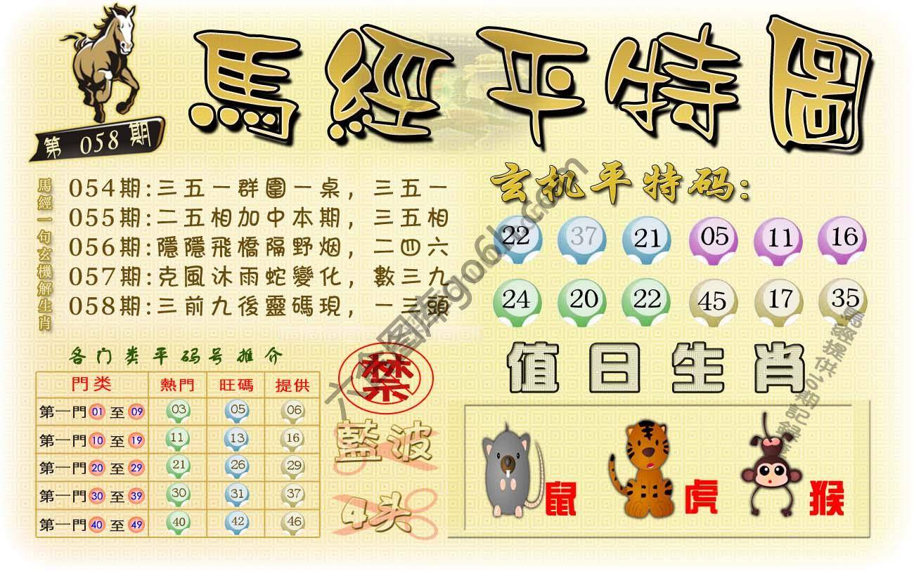 马经平特图
