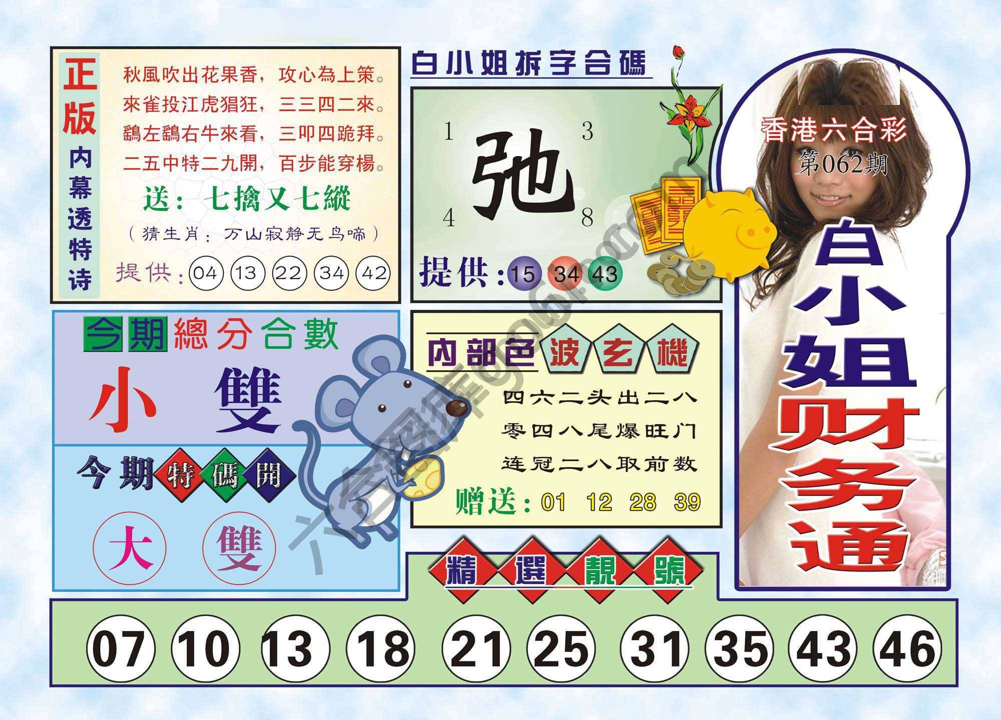 白小姐财务通