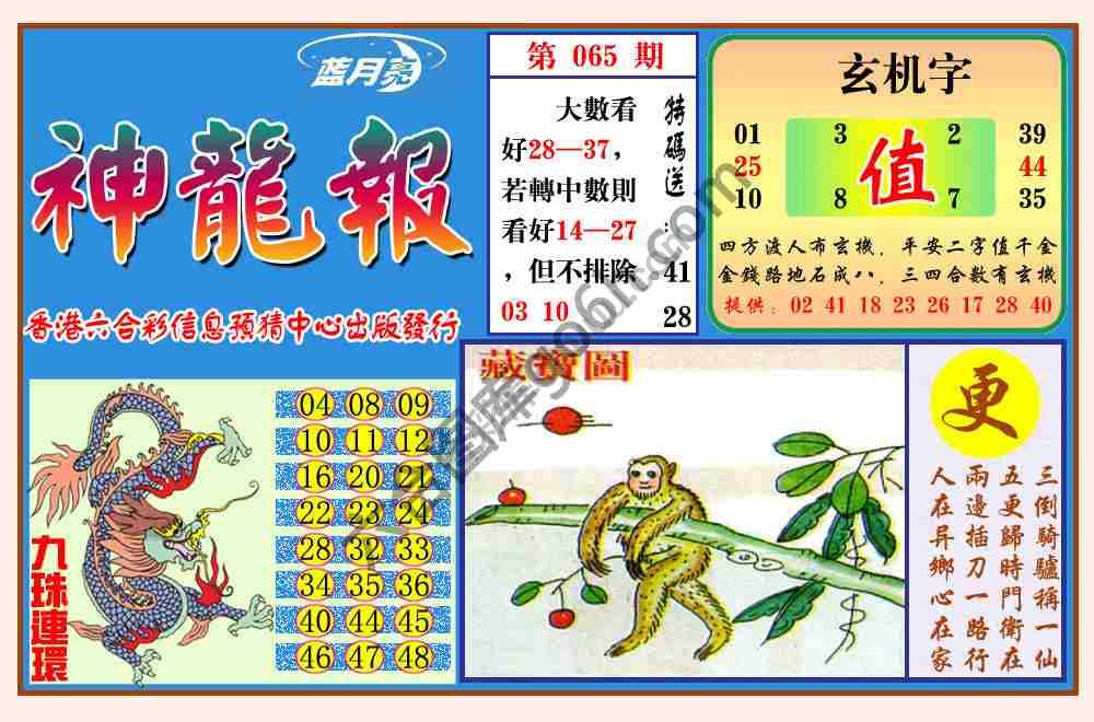 蓝月亮神龙报