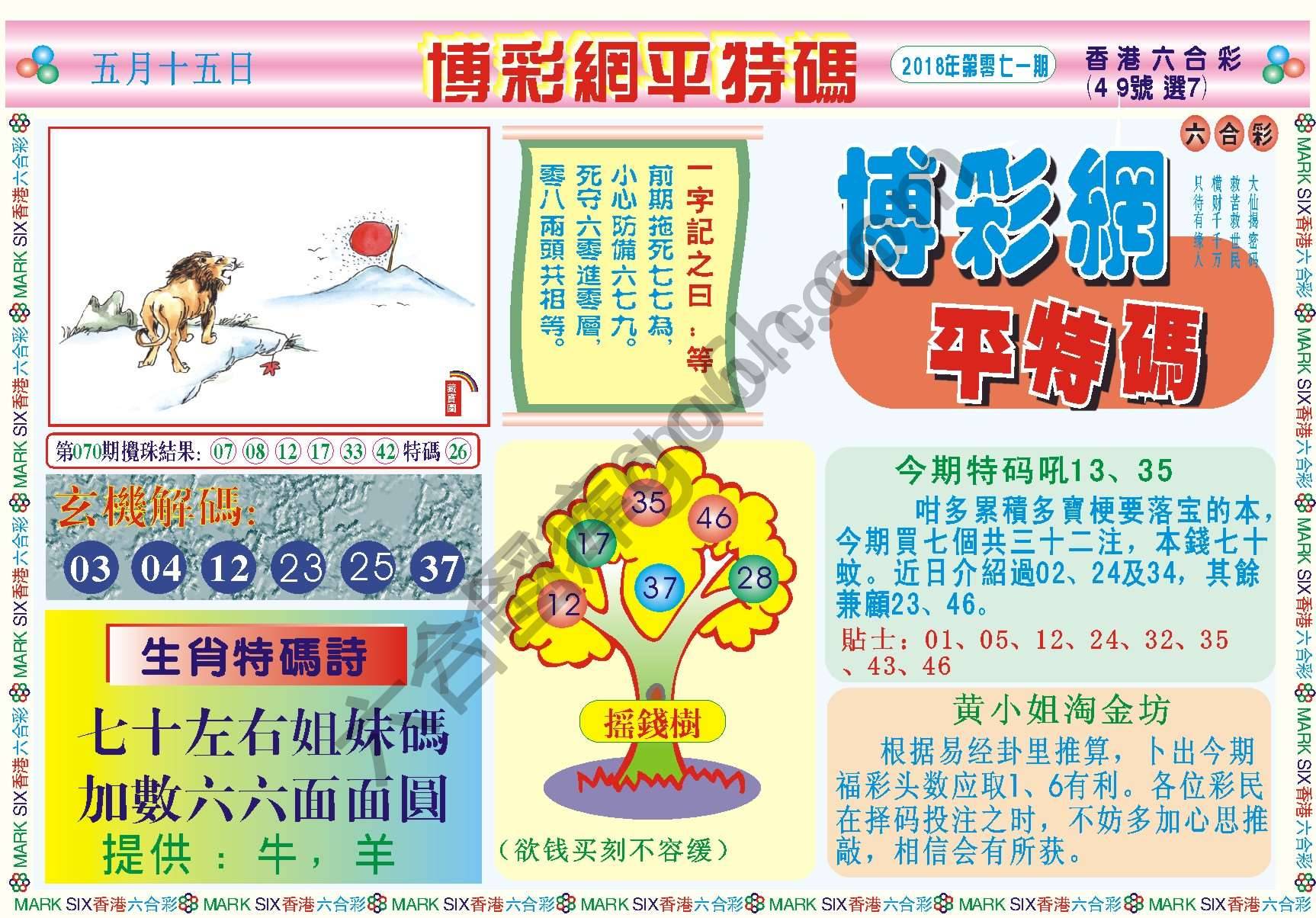 博彩网平特码