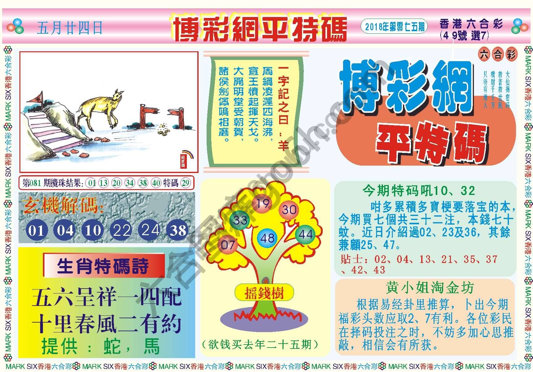 博彩网平特码