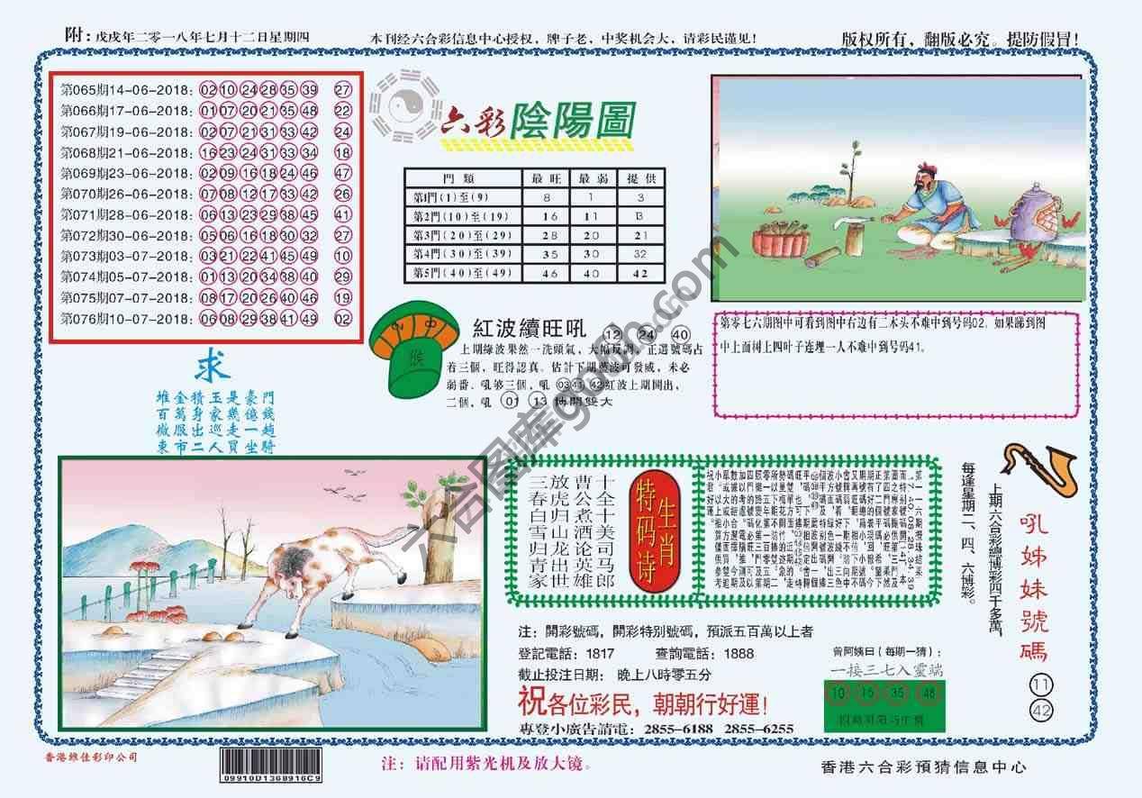 六彩阴阳图