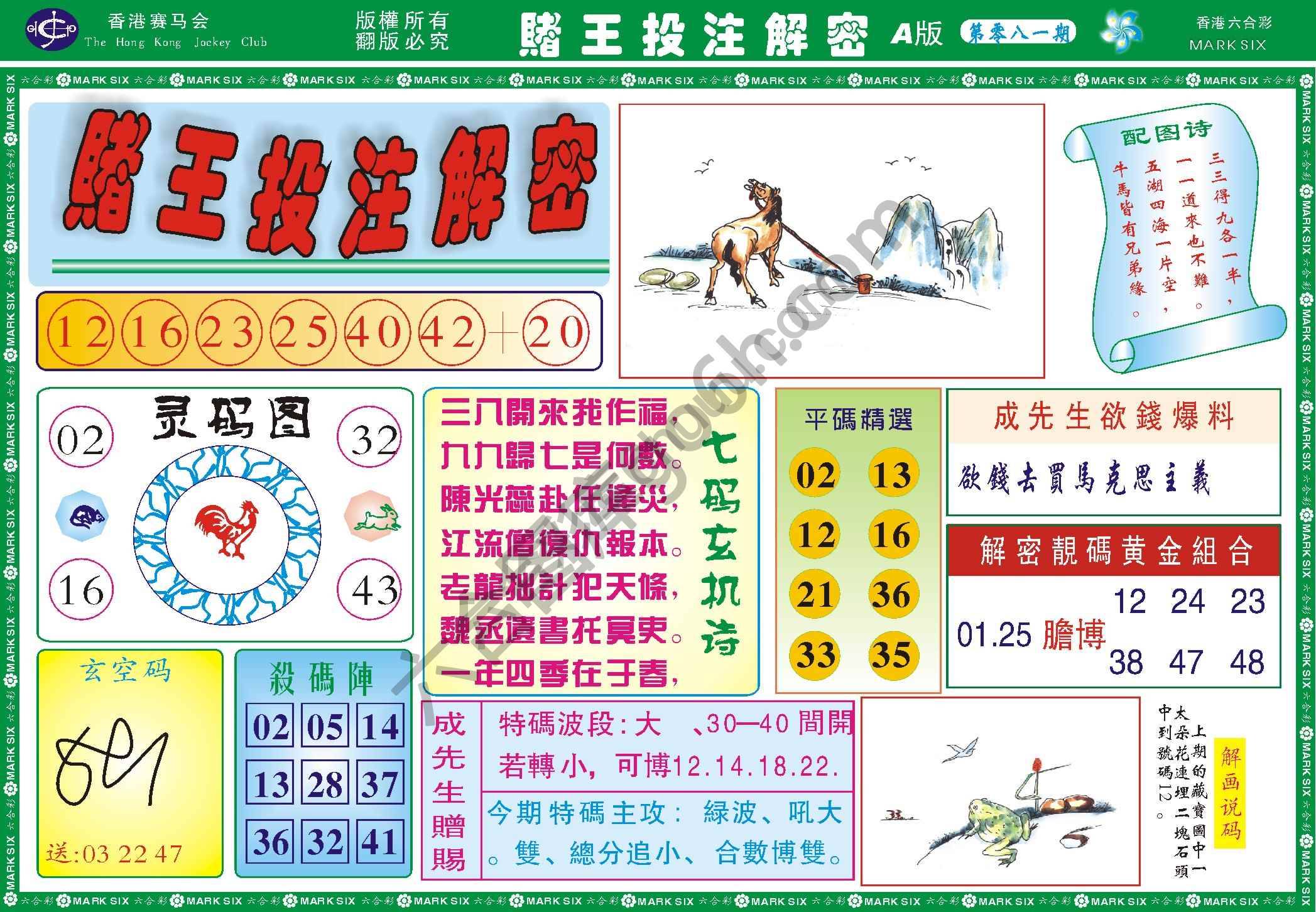 赌王投注解密