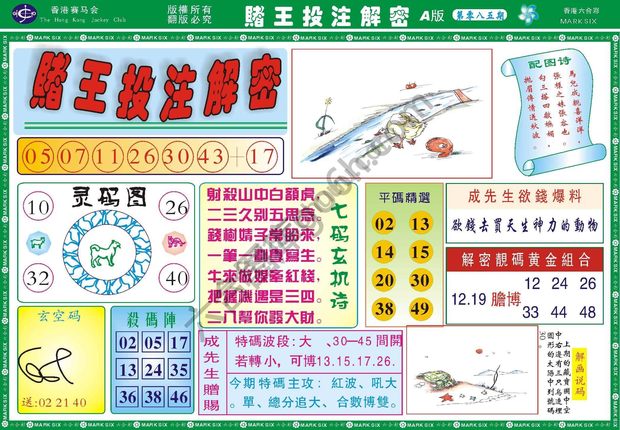 赌王投注解密