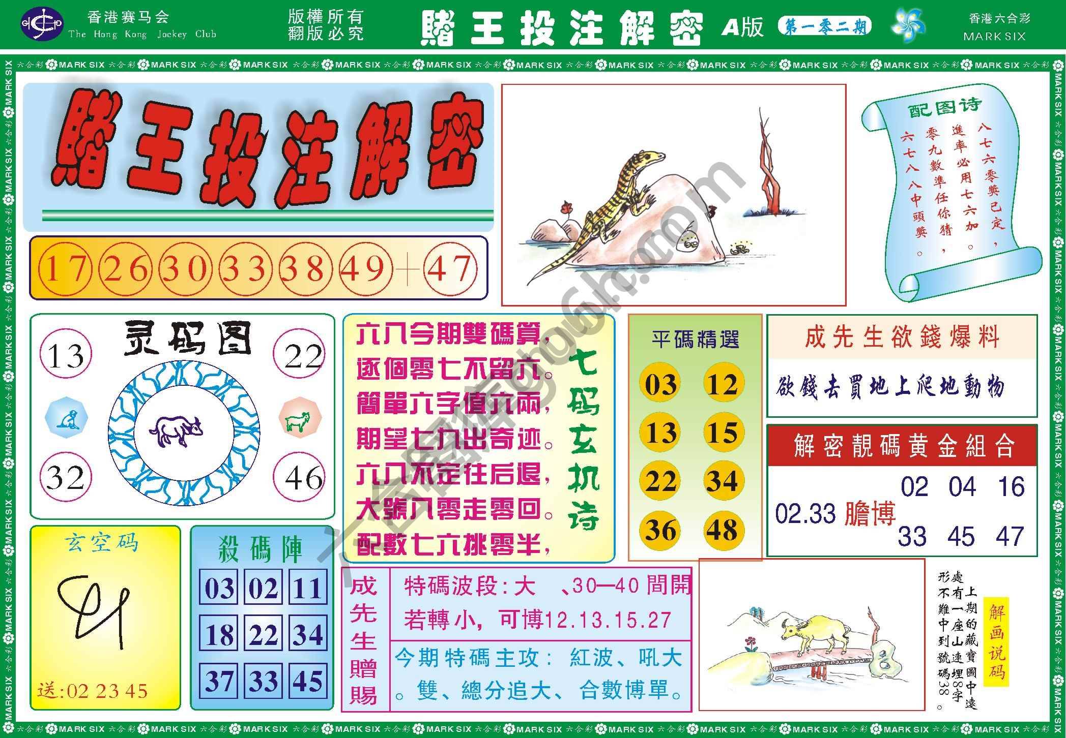 赌王投注解密