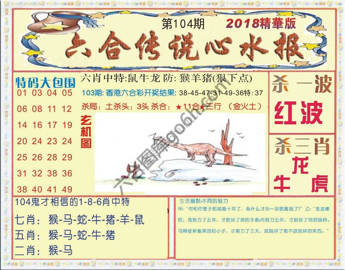 六合传说心水报