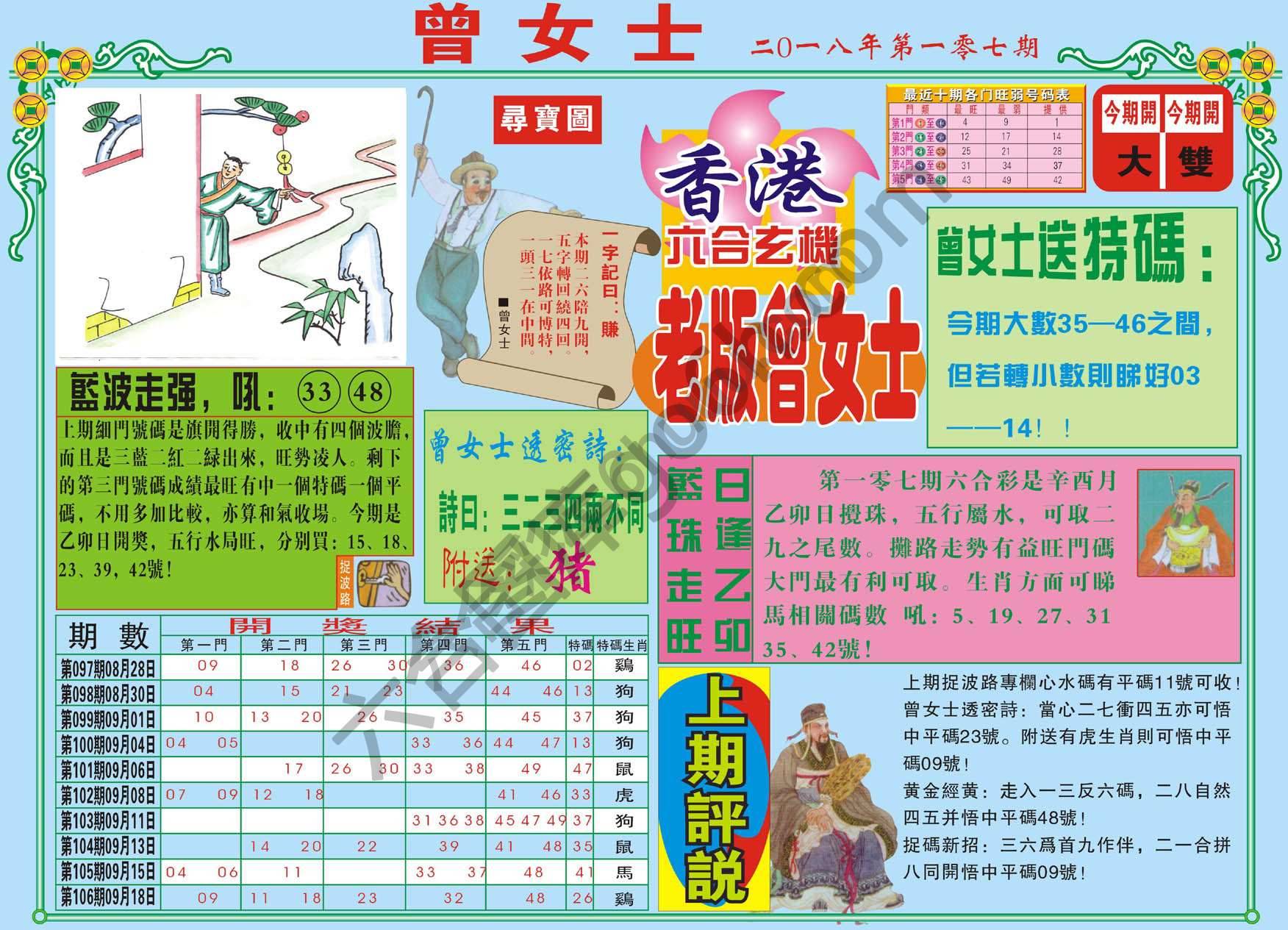 老版曾女士