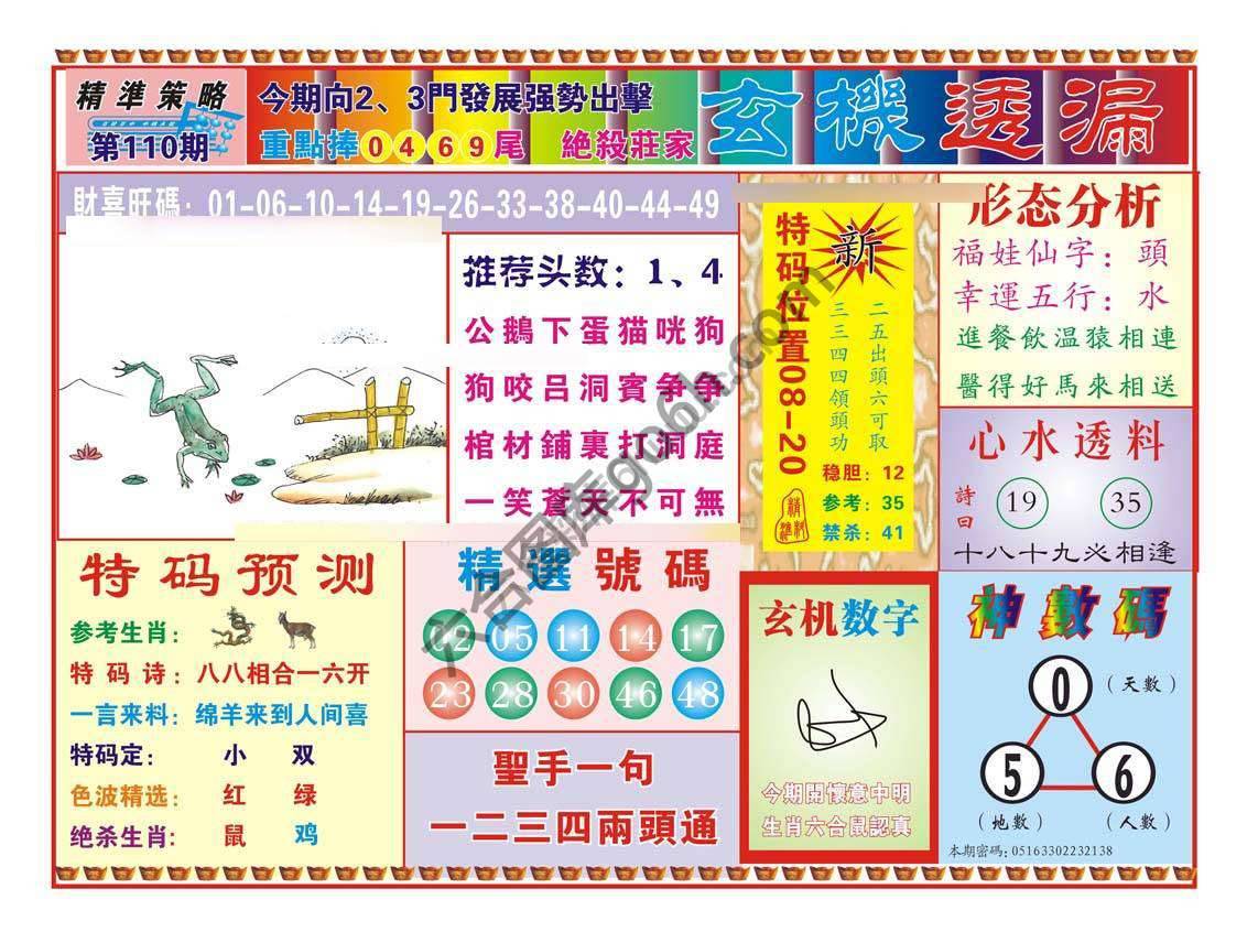 玄机透漏