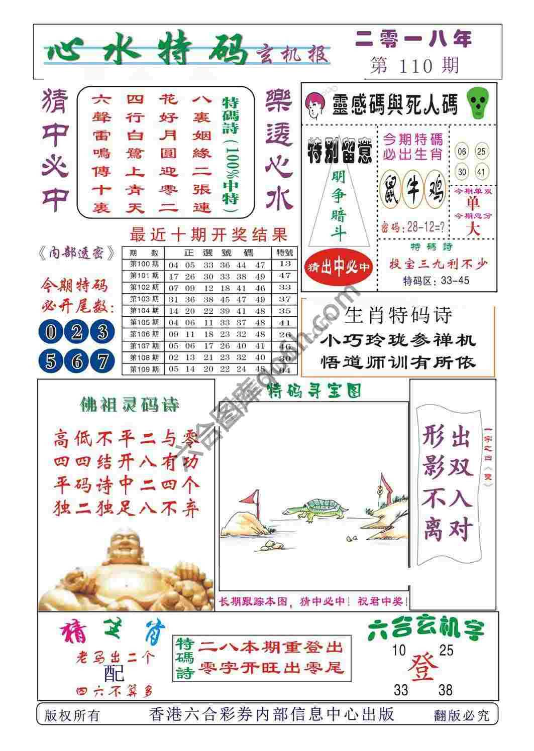 心水特码