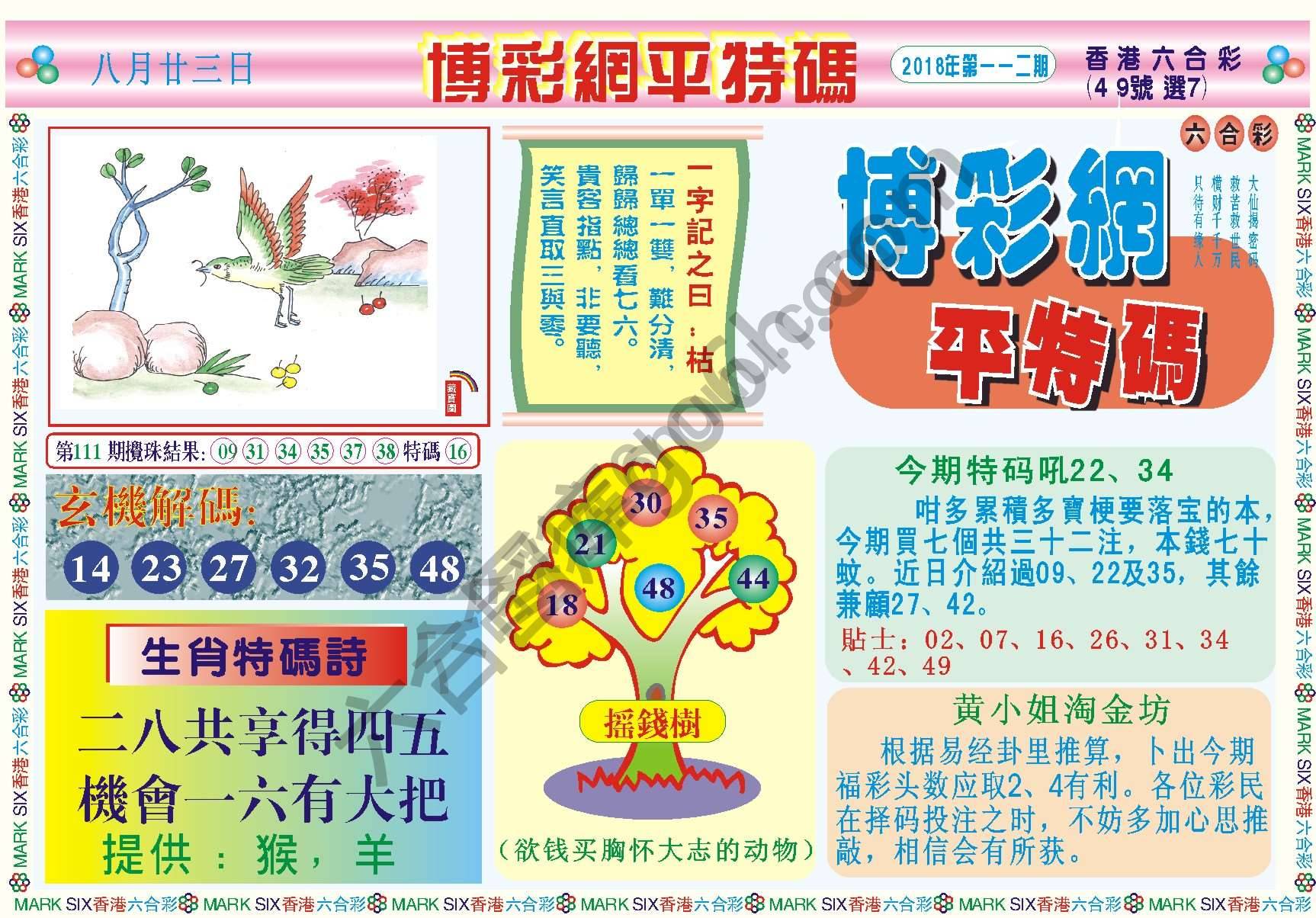 博彩网平特码