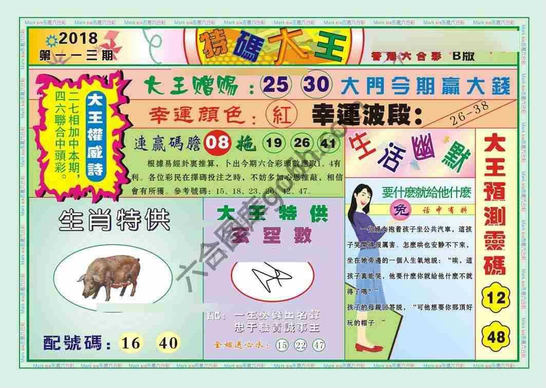 特码大王
