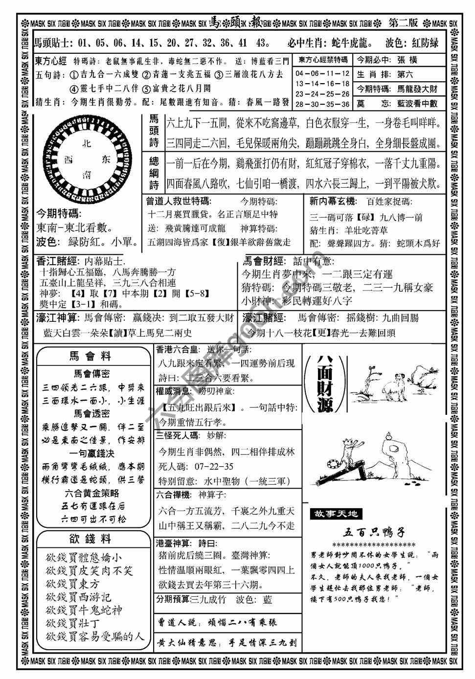 马头报