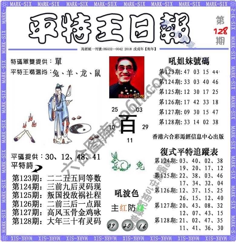 平特王日报