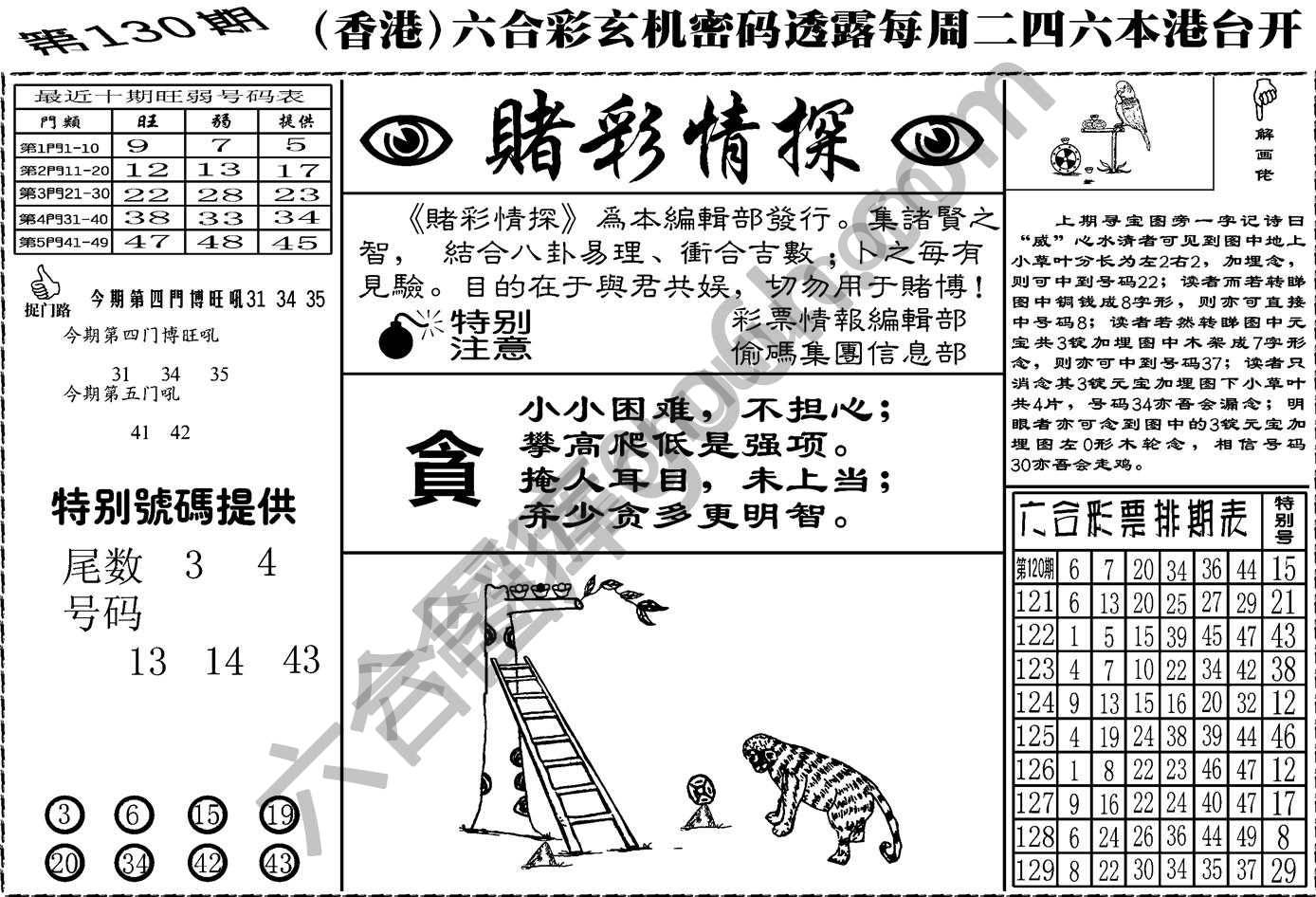 赌彩情探
