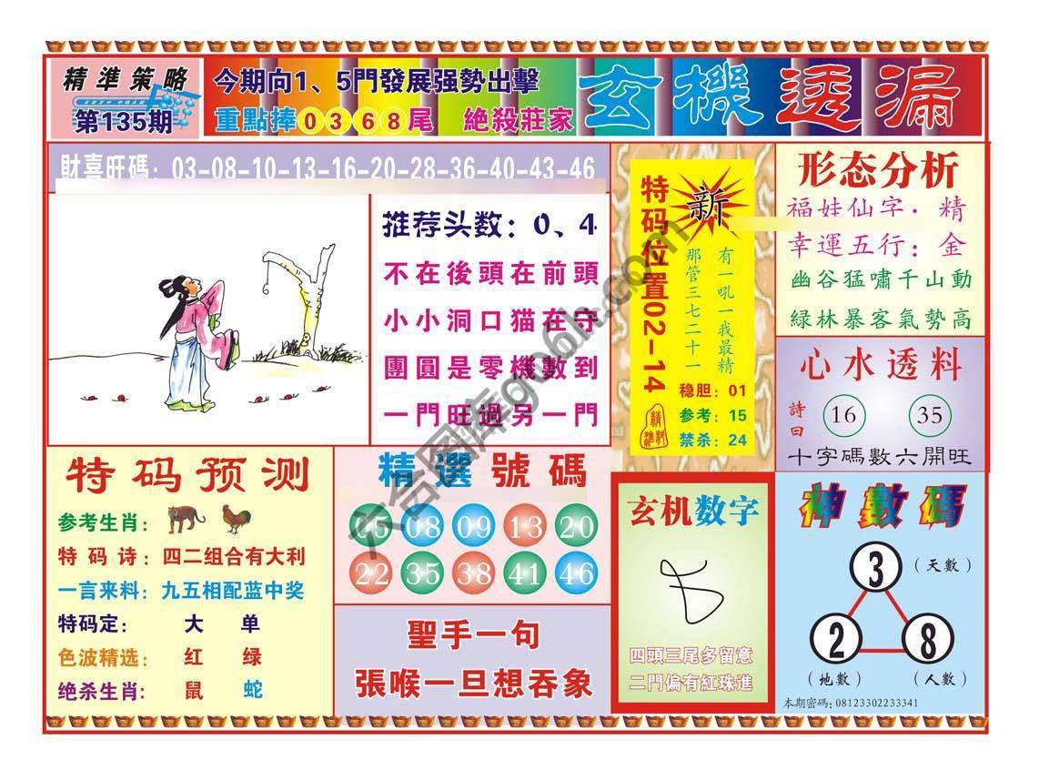 玄机透漏