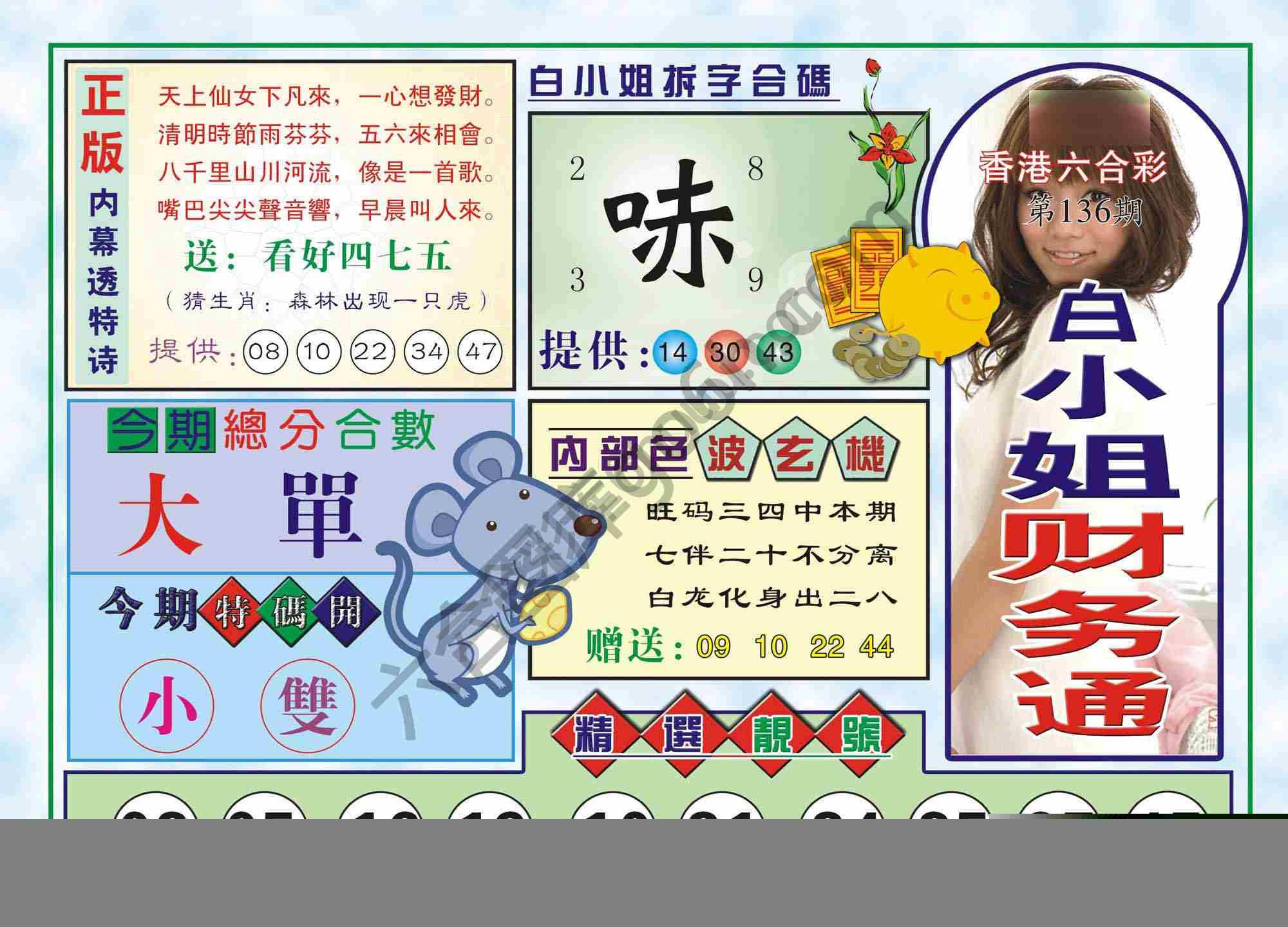 白小姐财务通