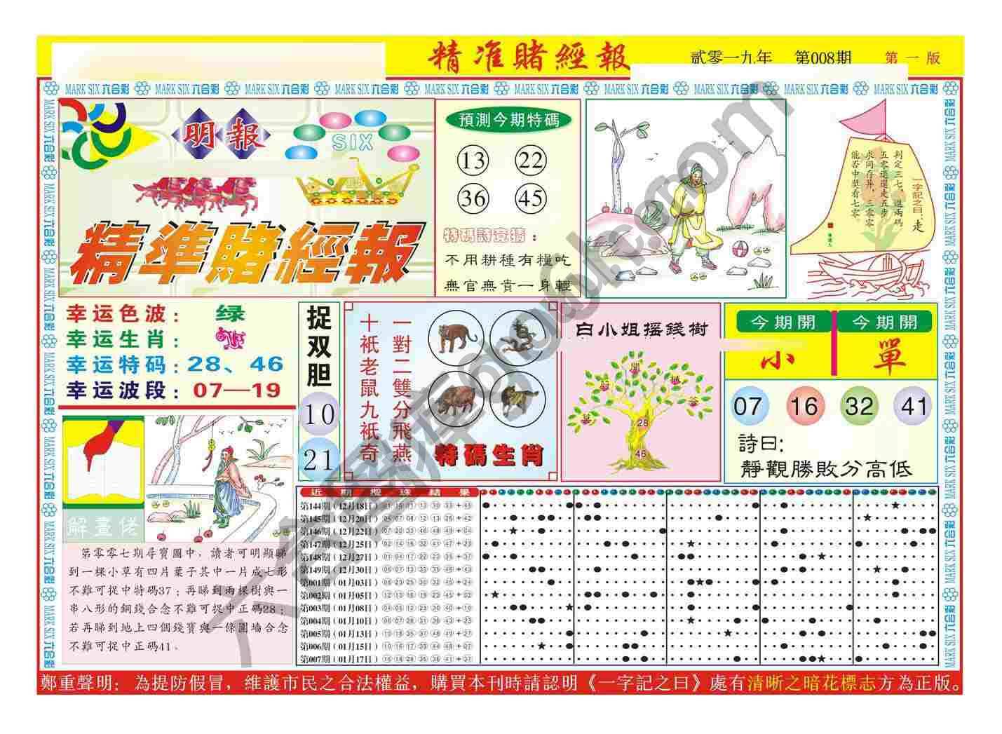 精准赌经报