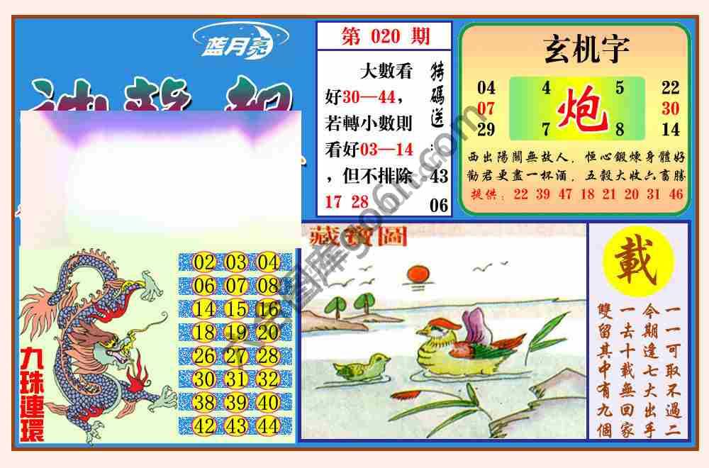 蓝月亮神龙报