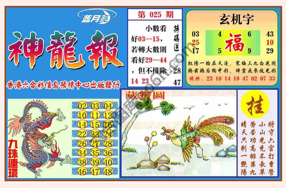 蓝月亮神龙报