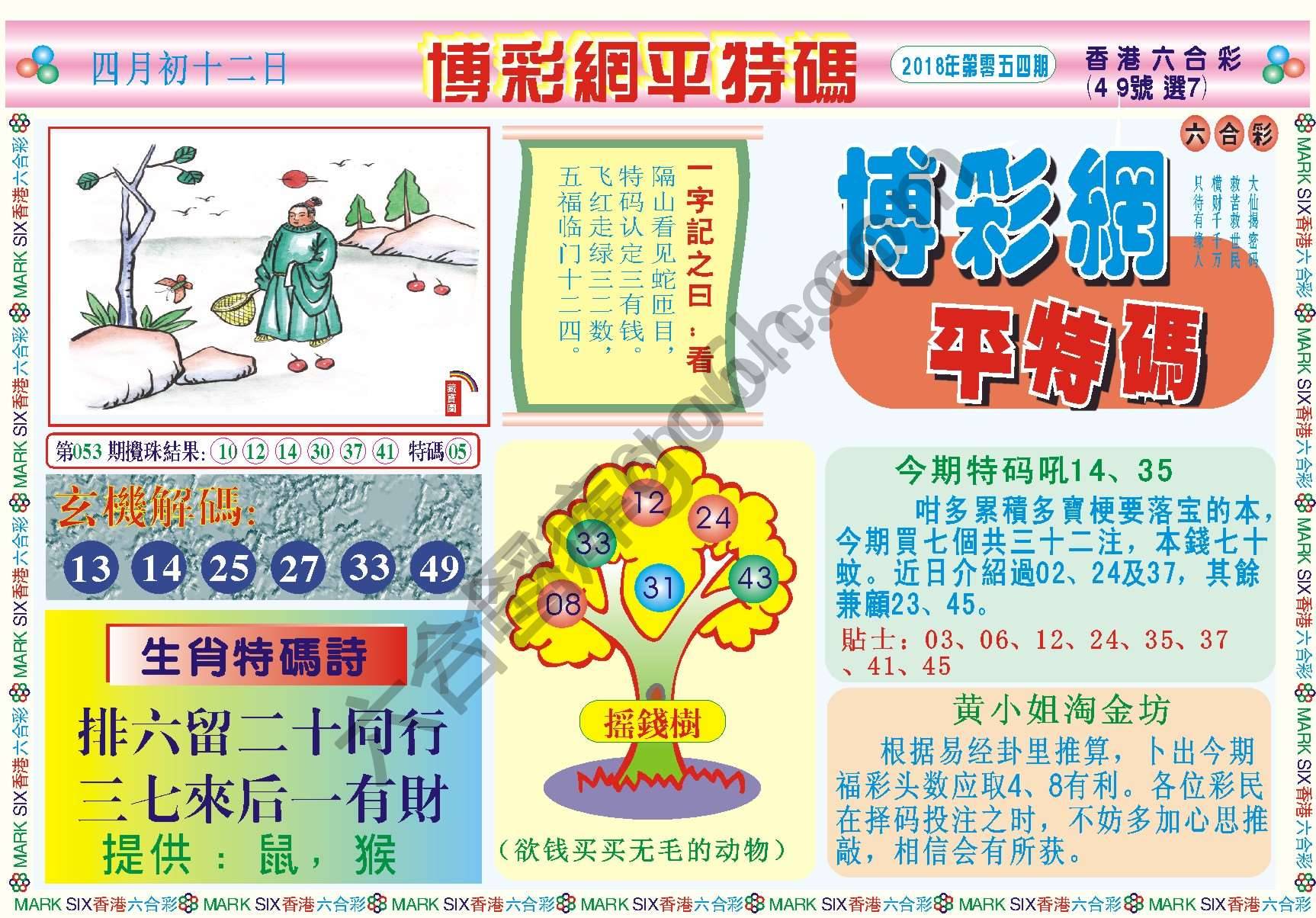 博彩网平特码