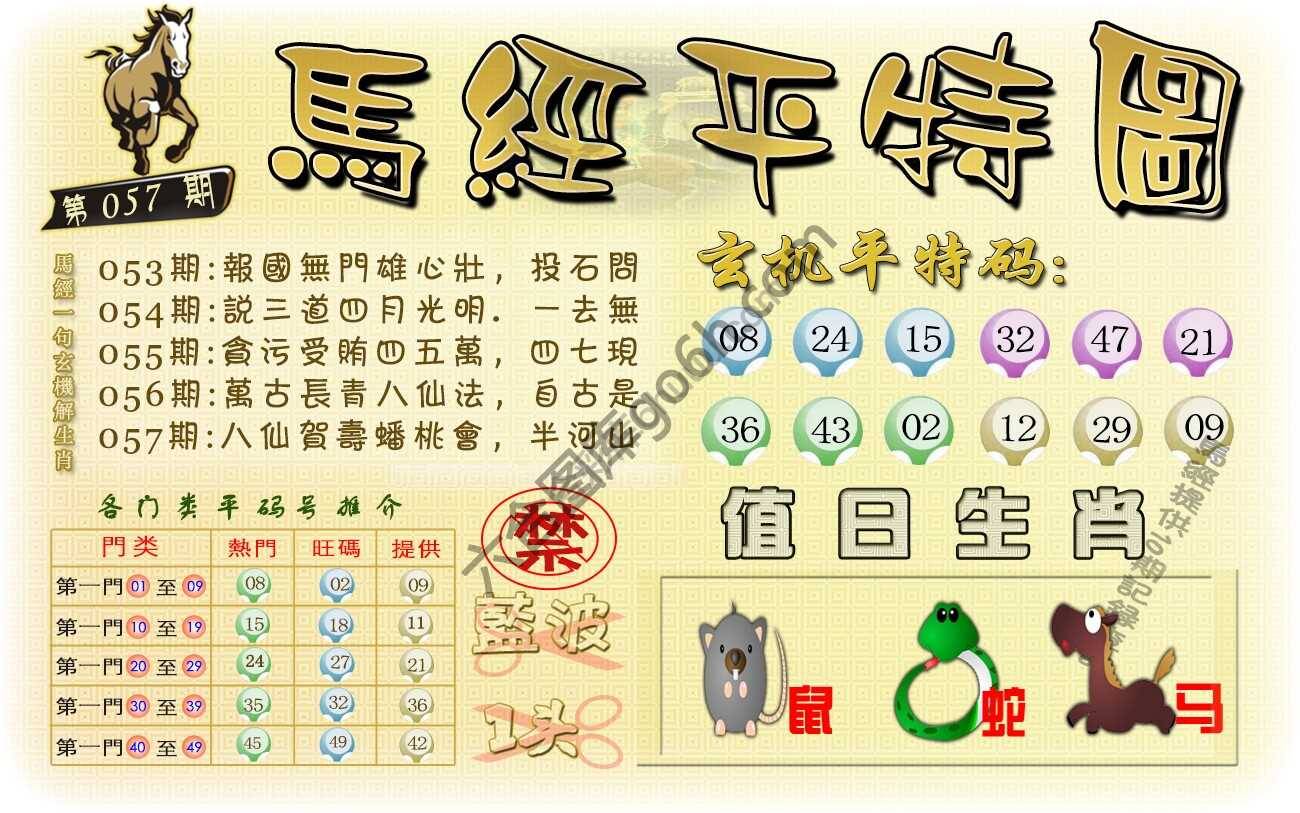 马经平特图