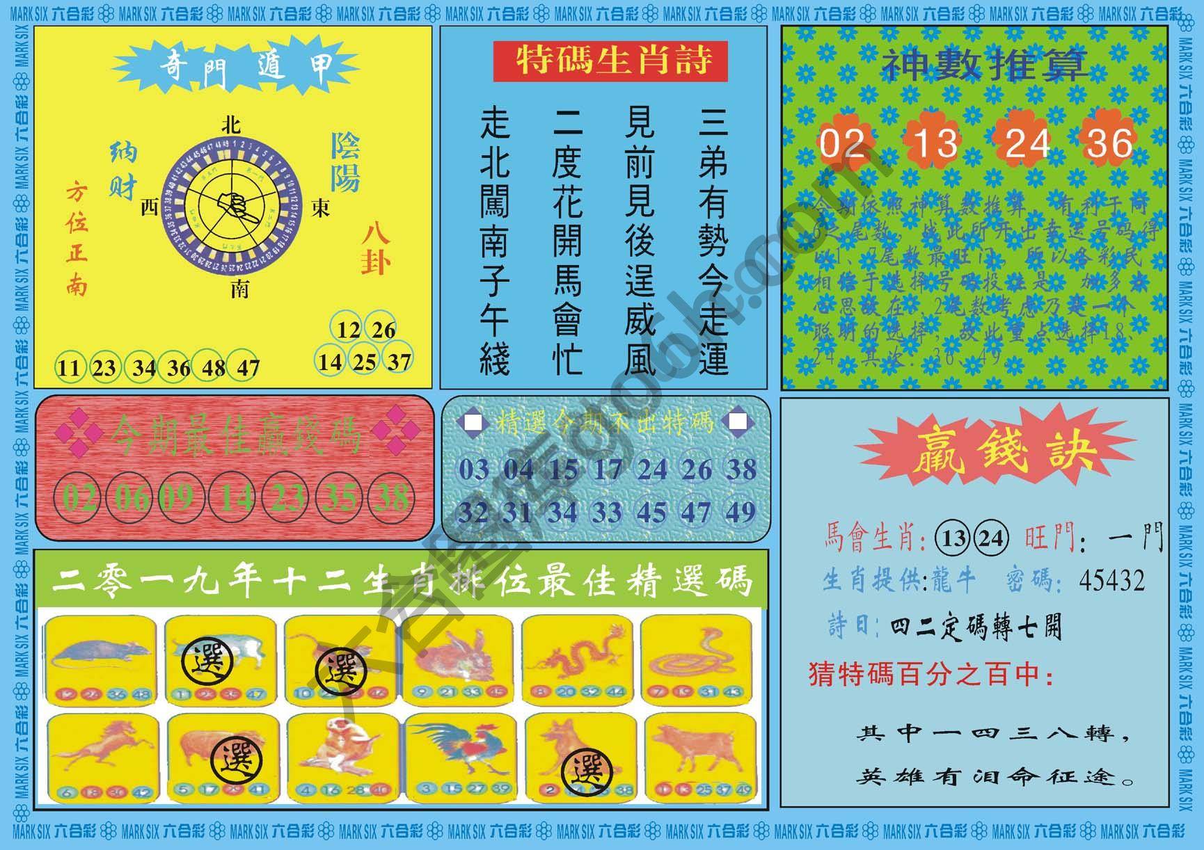 黄大仙灵码