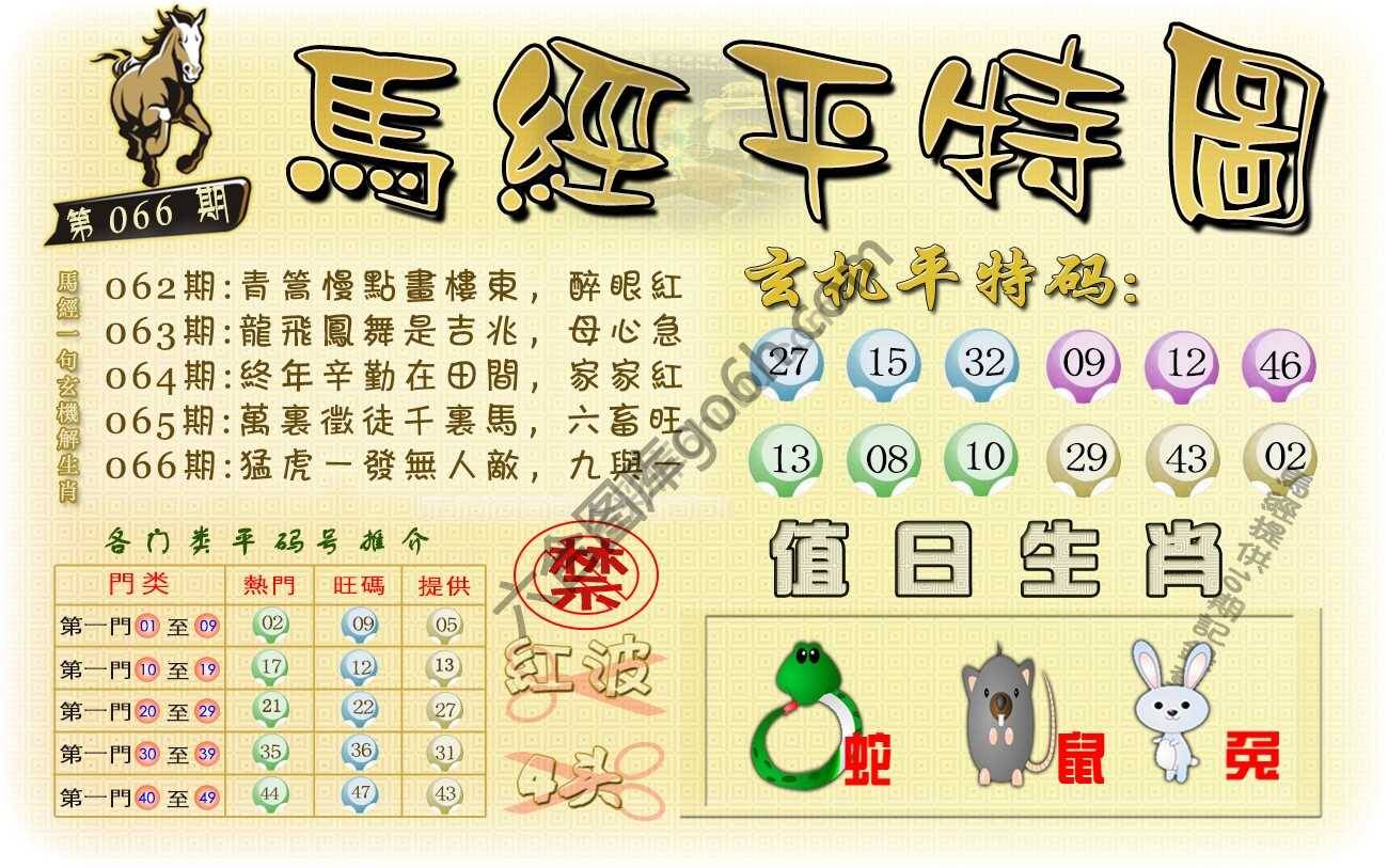 马经平特图
