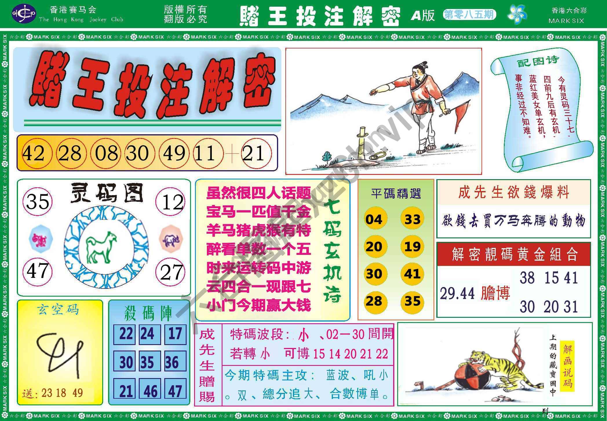 赌王投注解密