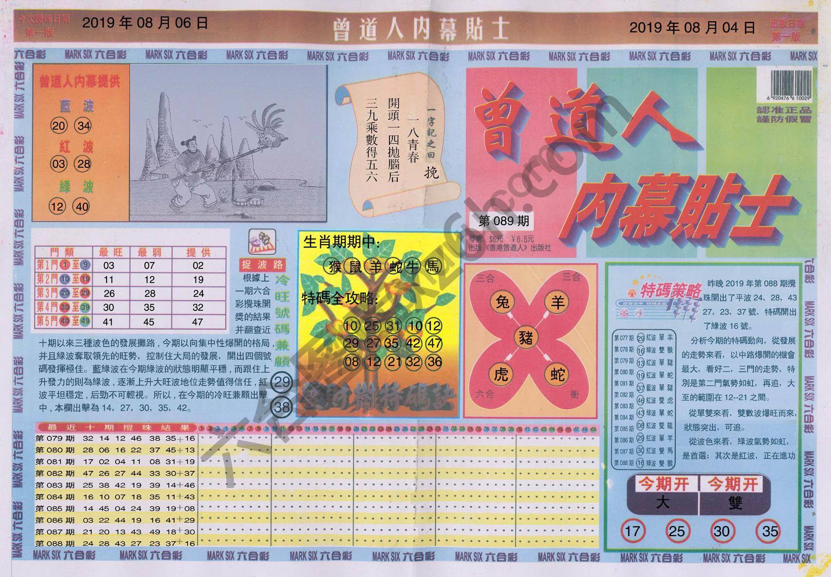 曾道人内幕贴士