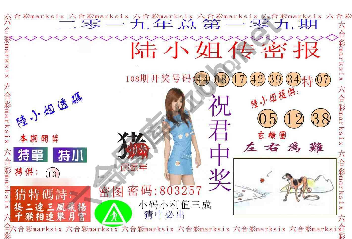 陆小姐传密