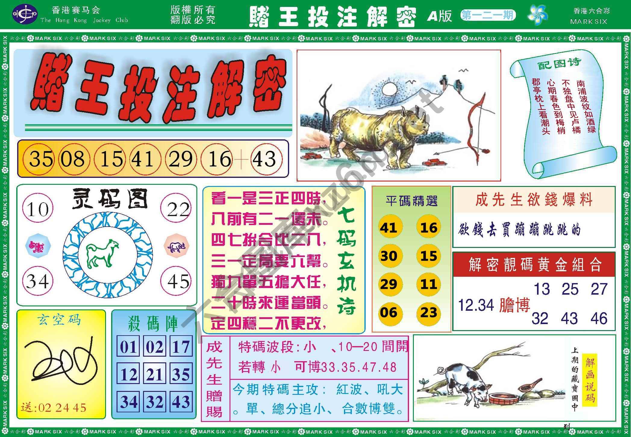 赌王投注解密