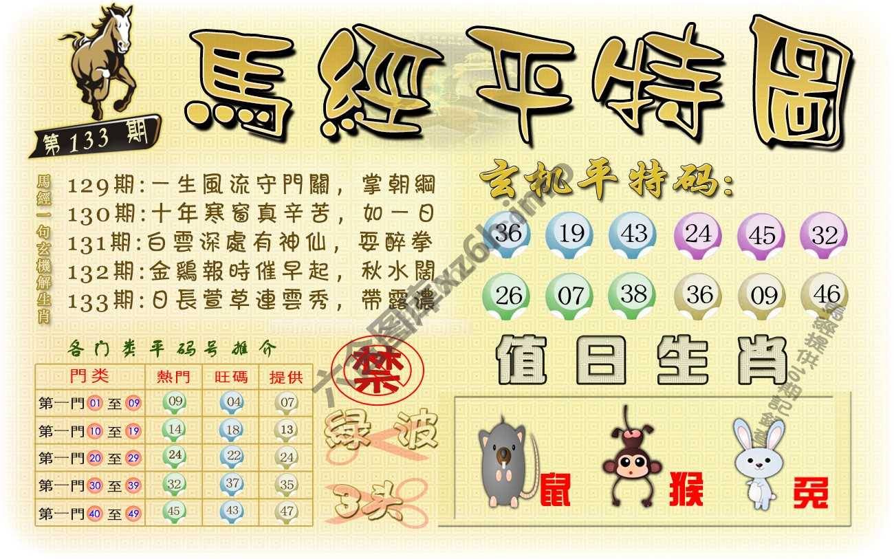 马经平特图