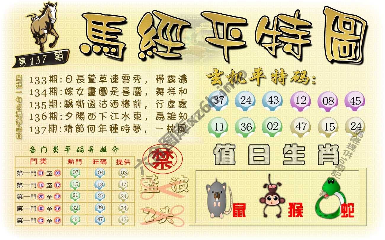 马经平特图