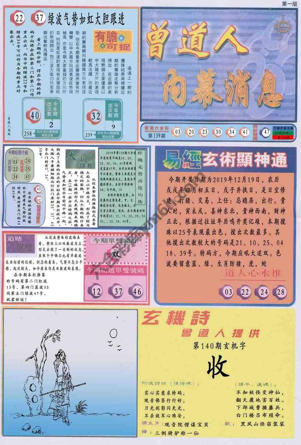 曾道人内幕消息