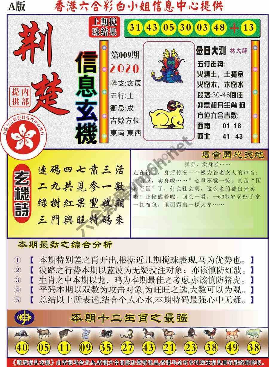 荆楚信息玄机