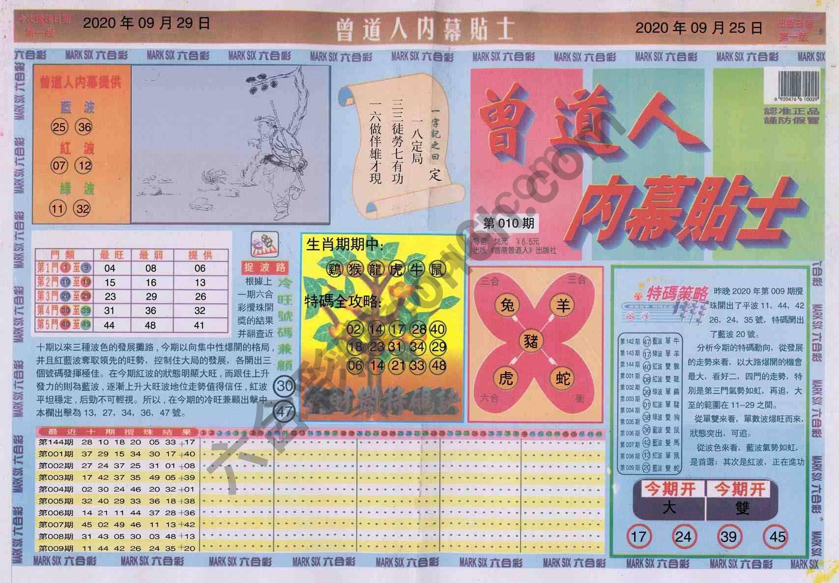 曾道人内幕贴士