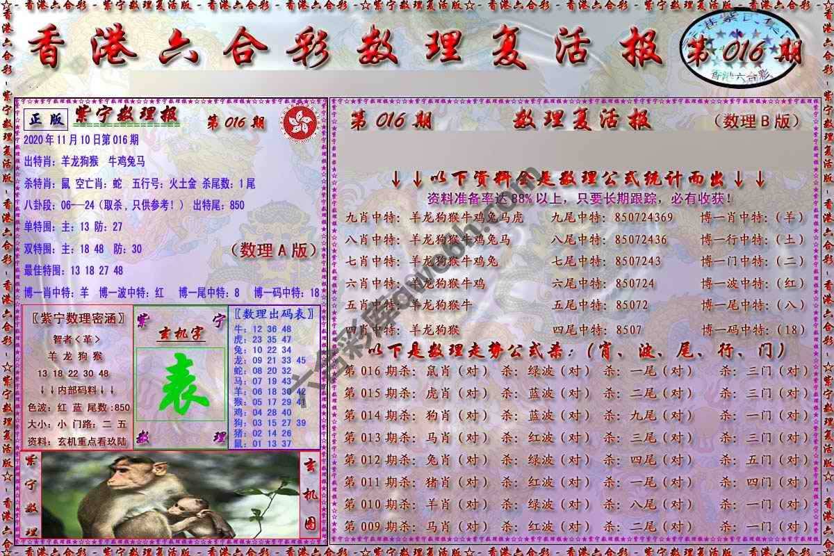 数理复活报