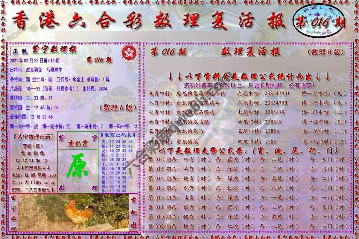 数理复活报