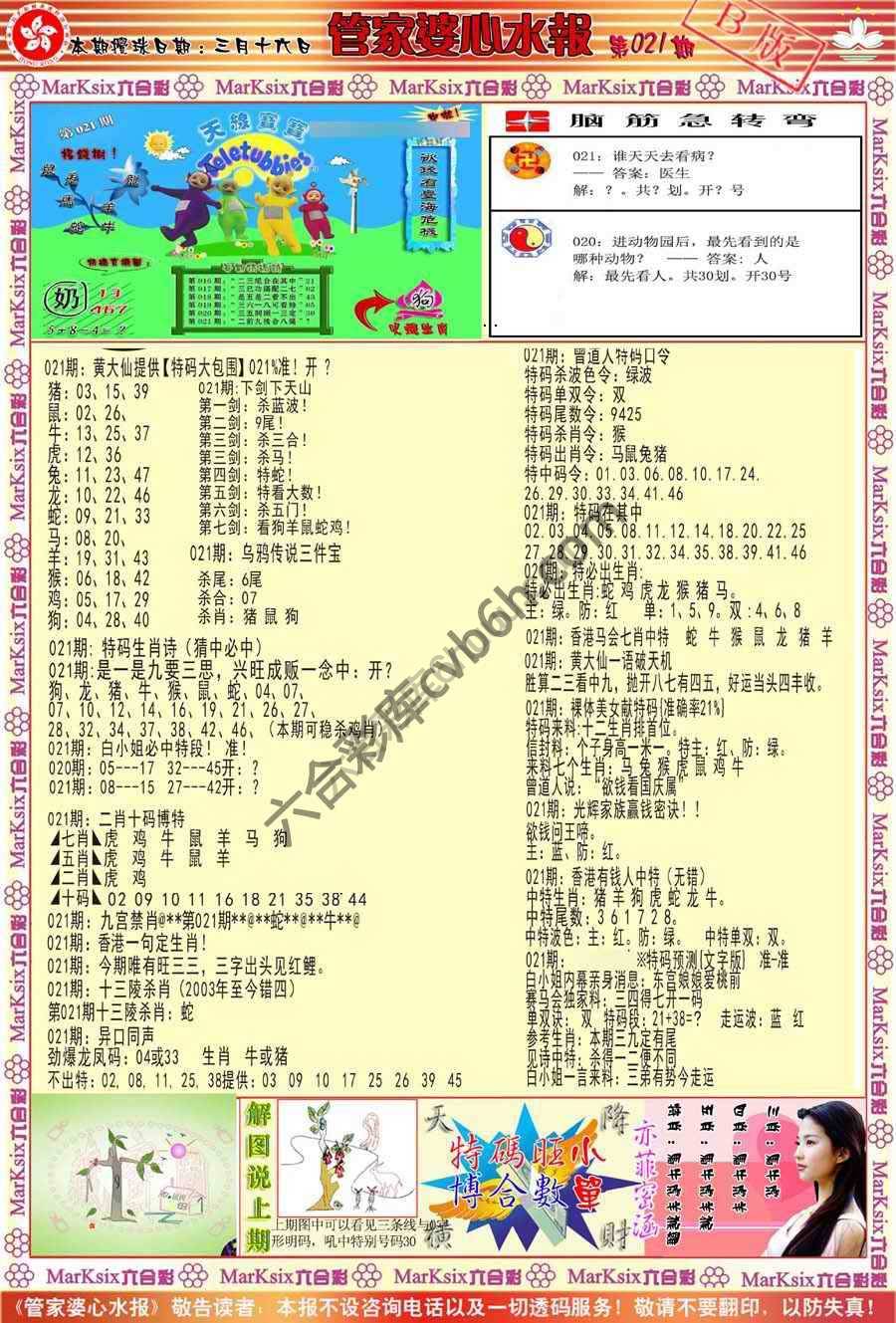 管家婆心水报