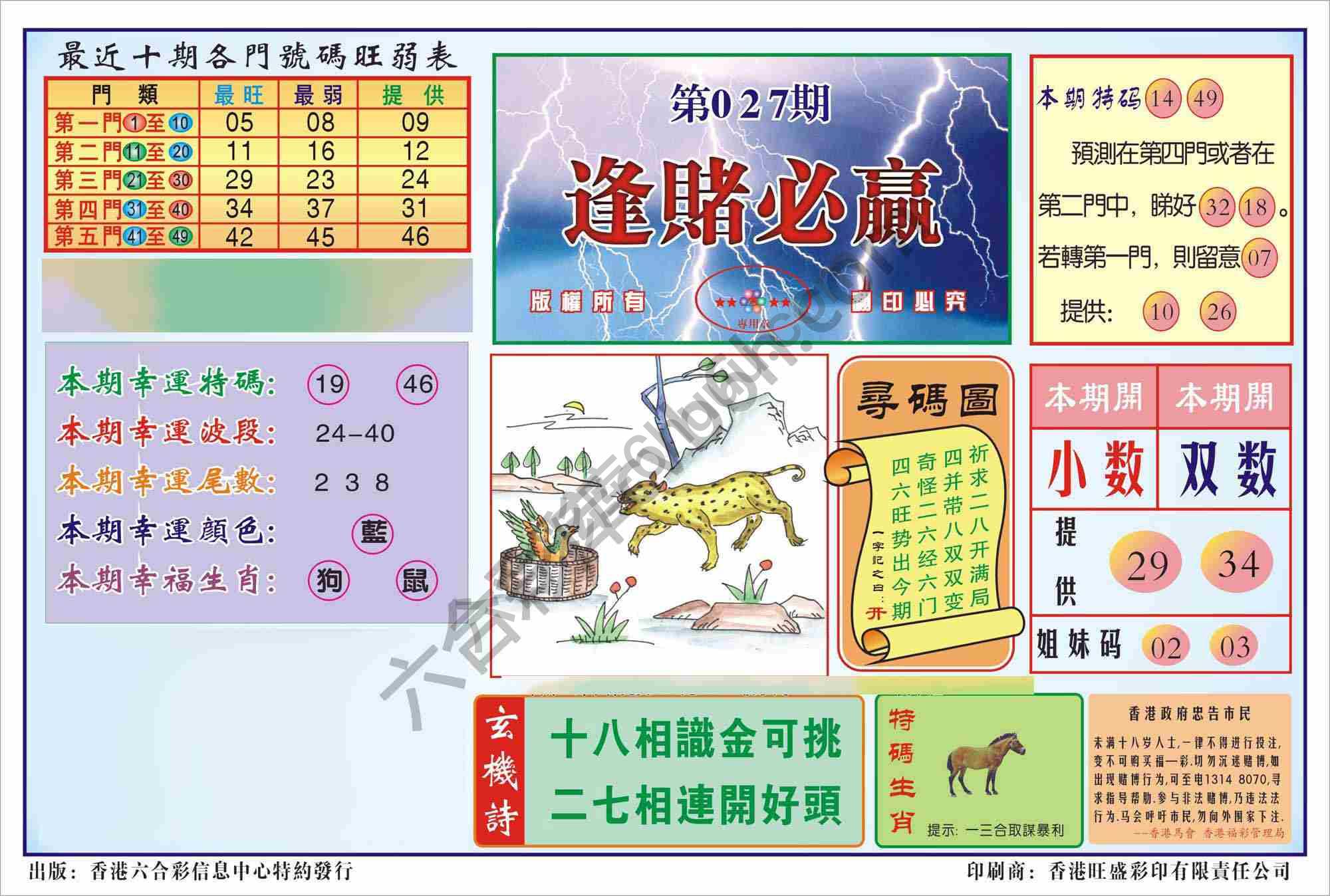 香港逢赌必羸