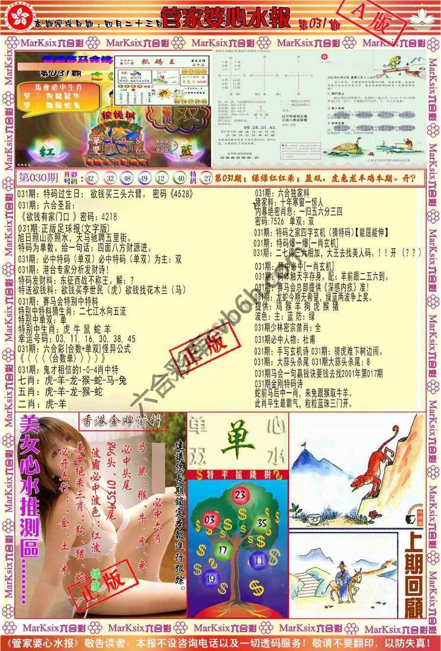 管家婆心水报
