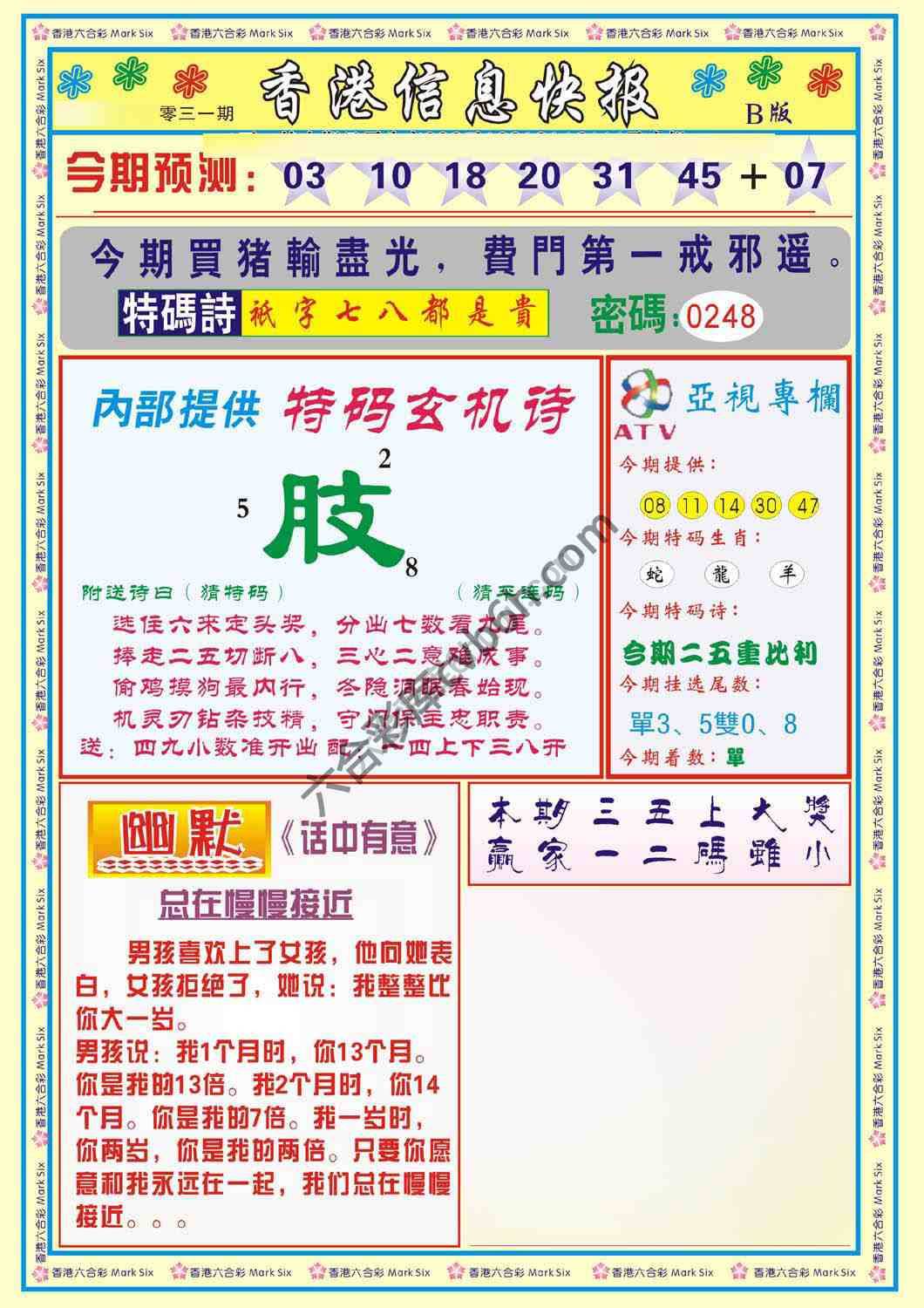 香港信息快报